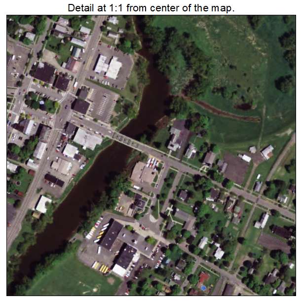 Oxford, New York aerial imagery detail
