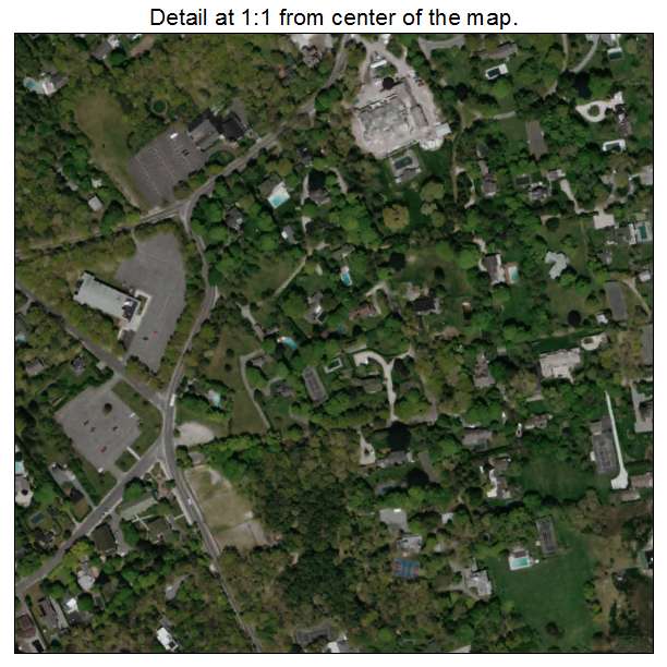 Quioque, New York aerial imagery detail