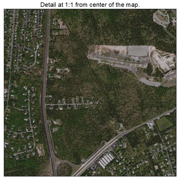 Ridge, New York aerial imagery detail