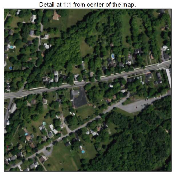 Scottsville, New York aerial imagery detail