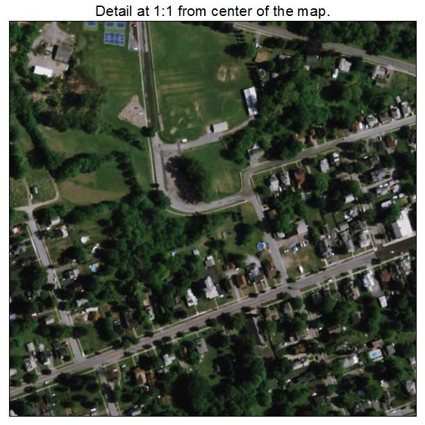 Shortsville, New York aerial imagery detail