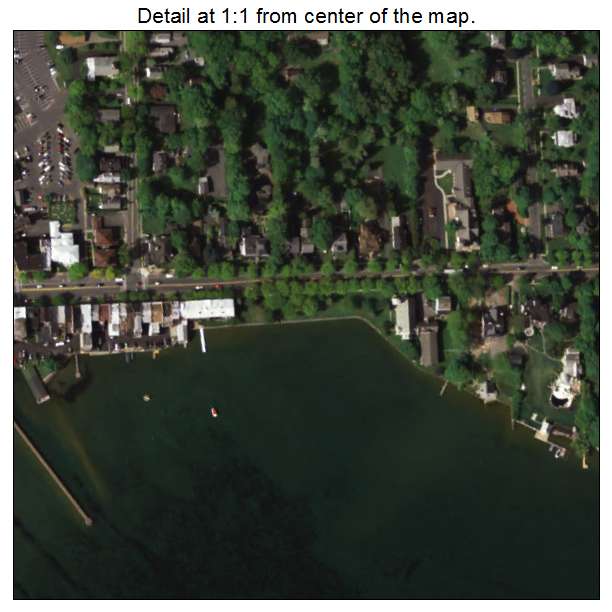 Skaneateles, New York aerial imagery detail