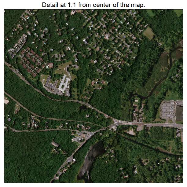 Smithtown, New York aerial imagery detail