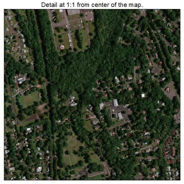 Tappan, New York aerial imagery detail