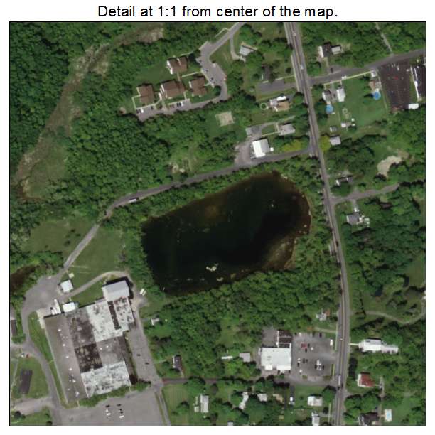 Union Springs, New York aerial imagery detail