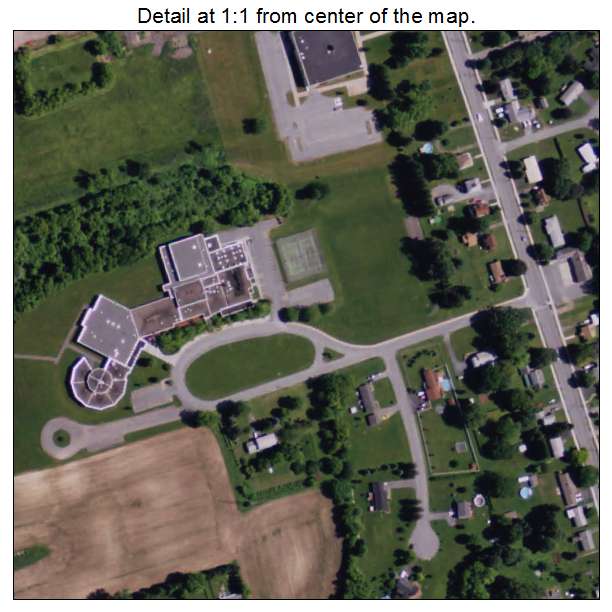 Wampsville, New York aerial imagery detail