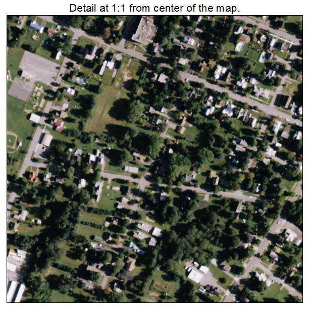 West Carthage, New York aerial imagery detail