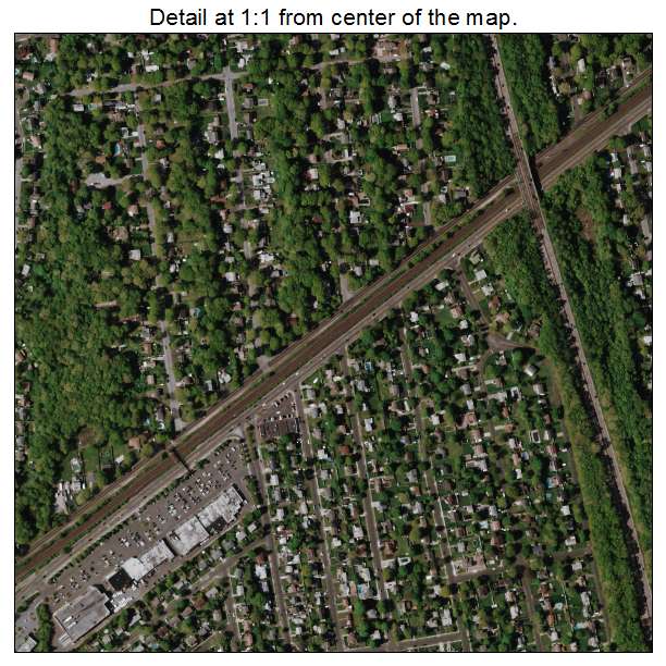 West Islip, New York aerial imagery detail