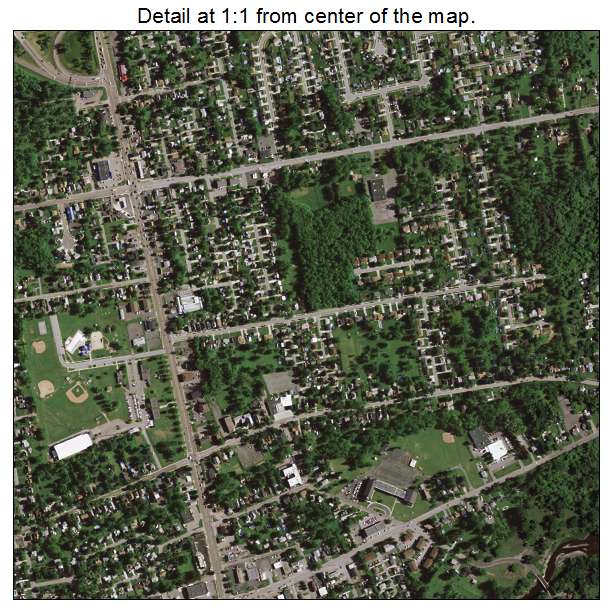 West Seneca, New York aerial imagery detail