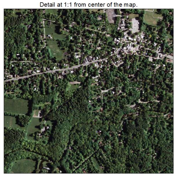 Woodstock, New York aerial imagery detail