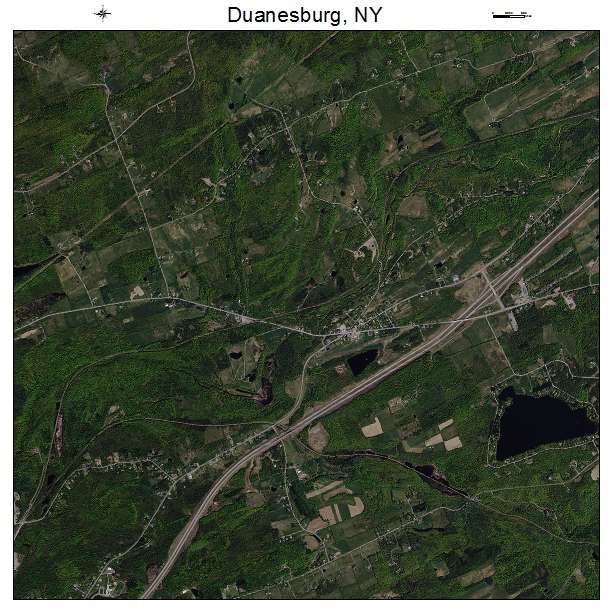 Duanesburg, NY air photo map