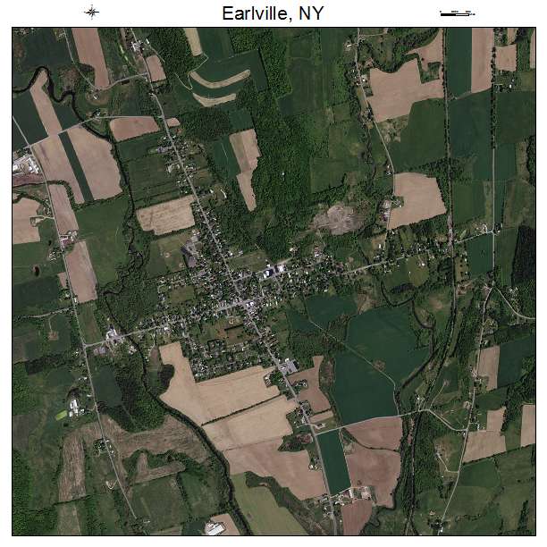 Earlville, NY air photo map