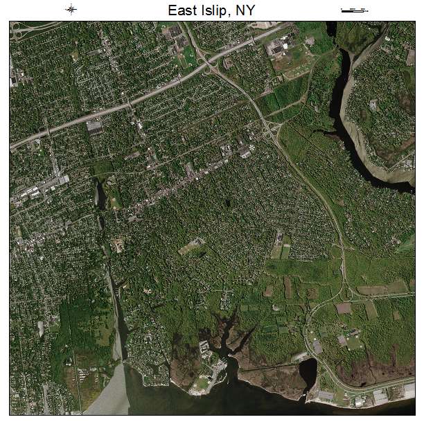 East Islip, NY air photo map