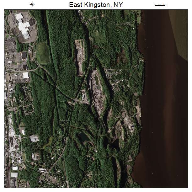 East Kingston, NY air photo map