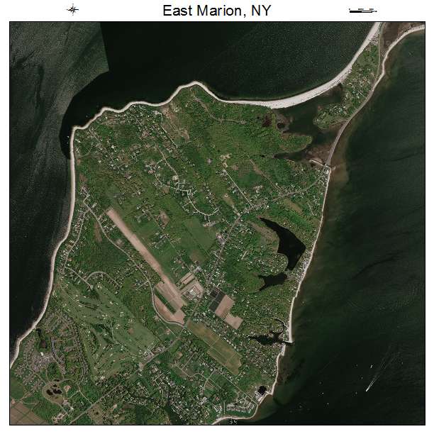 East Marion, NY air photo map