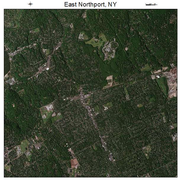 East Northport, NY air photo map
