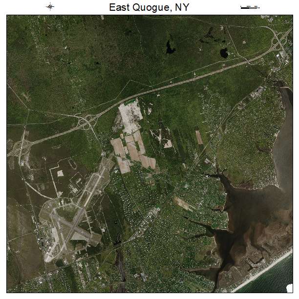 East Quogue, NY air photo map