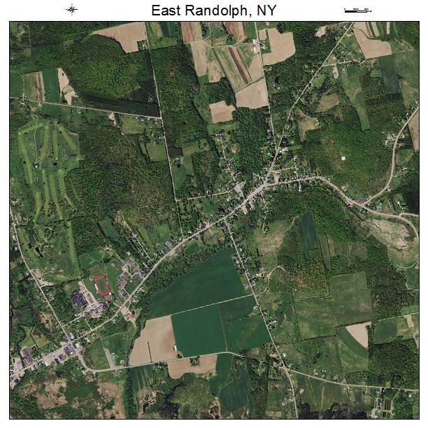 East Randolph, NY air photo map
