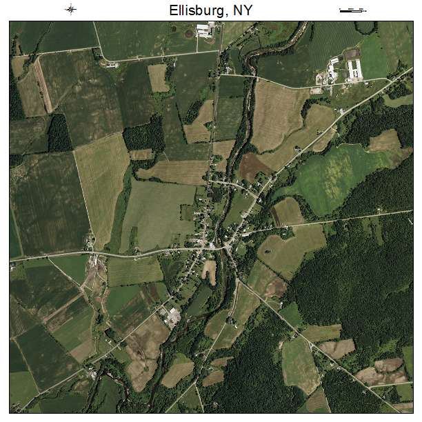 Ellisburg, NY air photo map