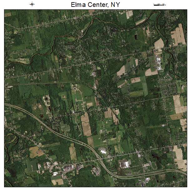Elma Center, NY air photo map