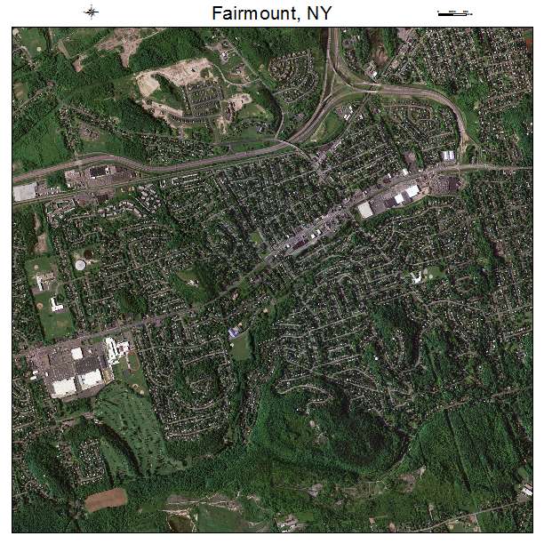Fairmount, NY air photo map