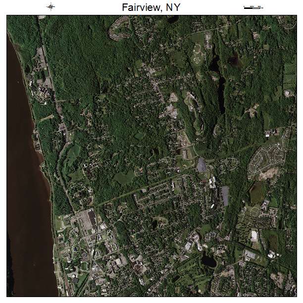 Fairview, NY air photo map