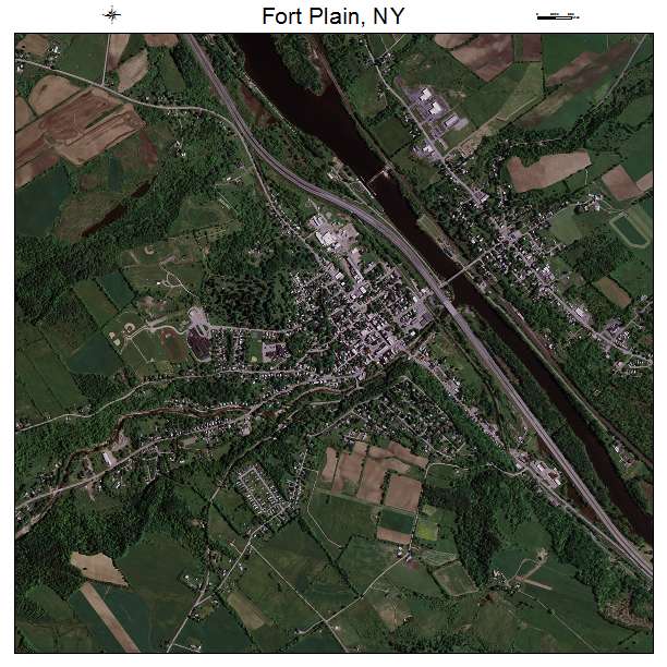 Fort Plain, NY air photo map