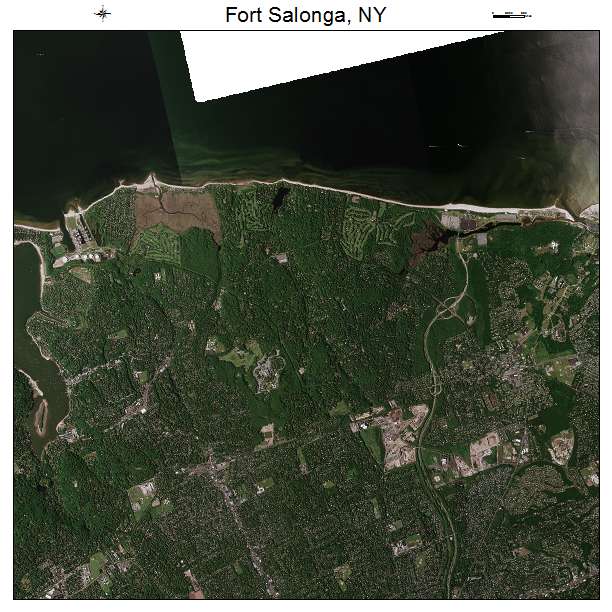Fort Salonga, NY air photo map