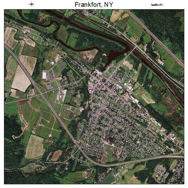 Frankfort, NY air photo map