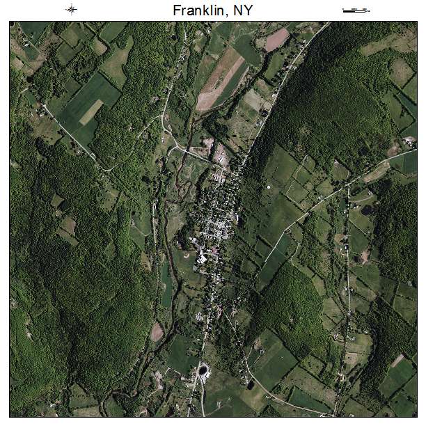 Franklin, NY air photo map