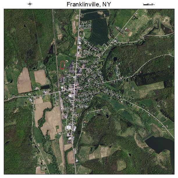 Franklinville, NY air photo map