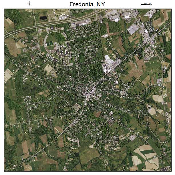 Fredonia, NY air photo map