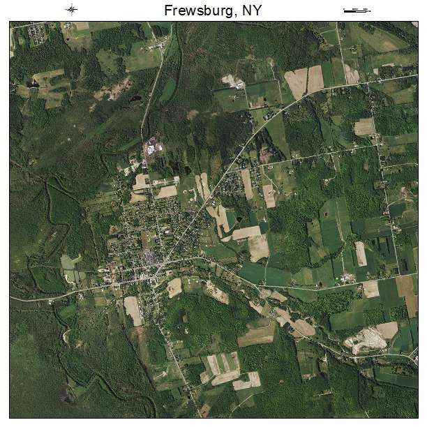 Frewsburg, NY air photo map