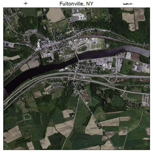 Fultonville, NY air photo map