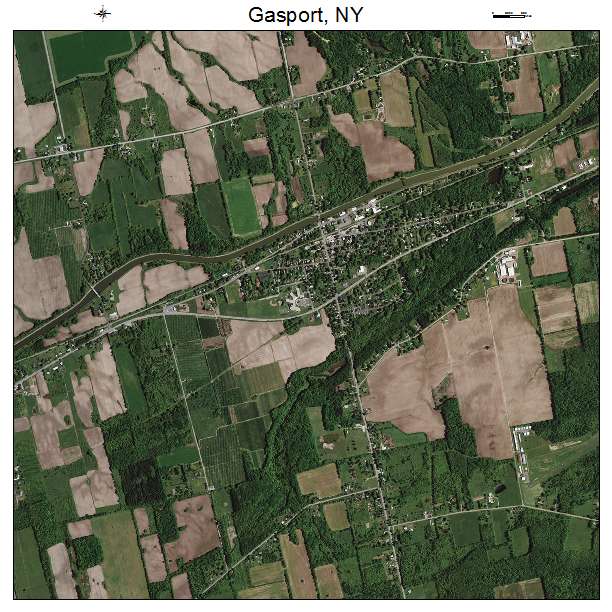 Gasport, NY air photo map