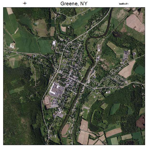 Greene, NY air photo map