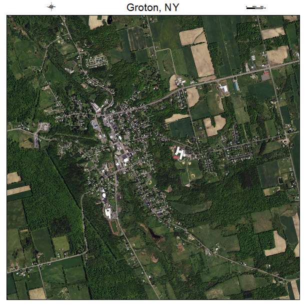 Groton, NY air photo map