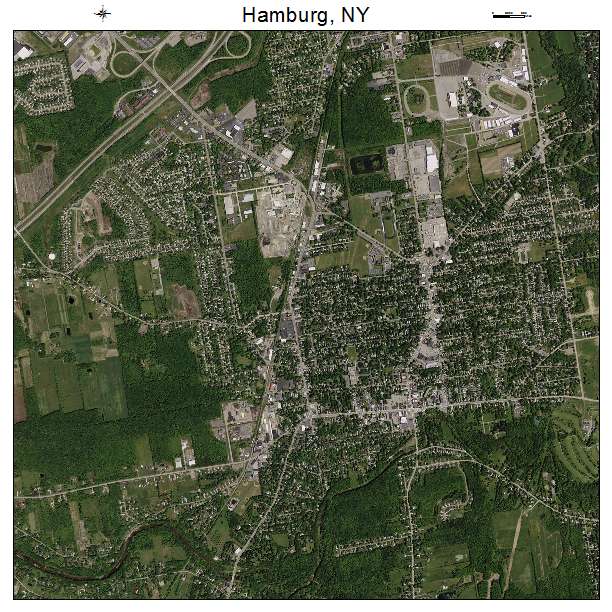 Hamburg, NY air photo map