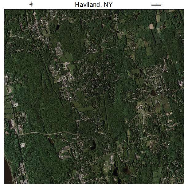 Haviland, NY air photo map