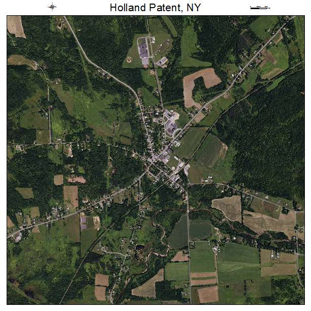 Holland Patent, NY air photo map