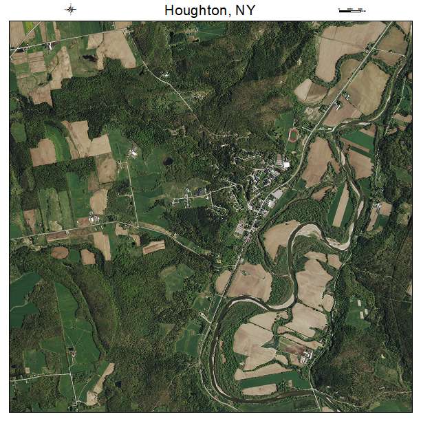 Houghton, NY air photo map