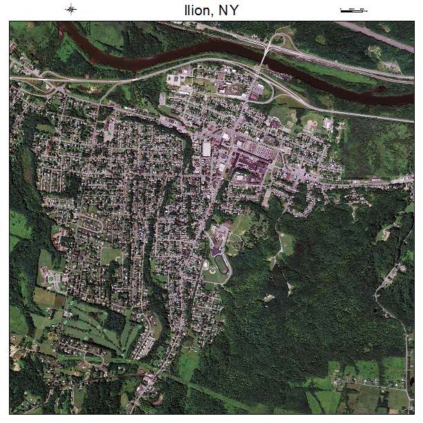 Ilion, NY air photo map