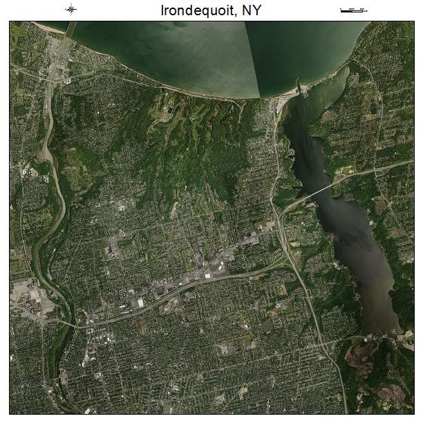 Irondequoit, NY air photo map