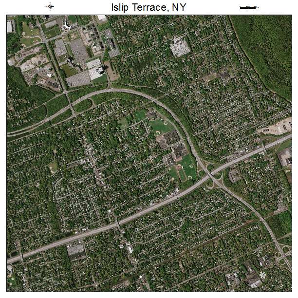 Islip Terrace, NY air photo map