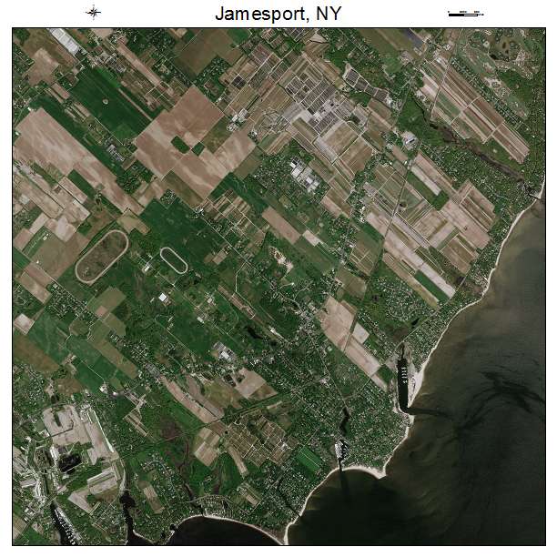 Jamesport, NY air photo map