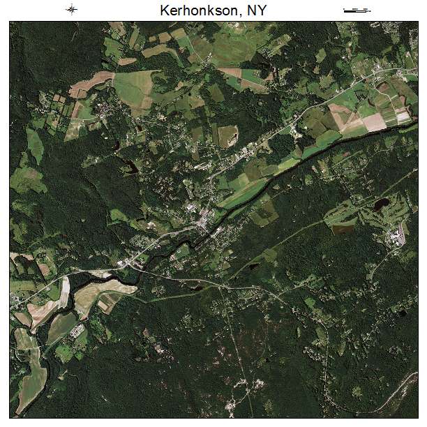 Kerhonkson, NY air photo map