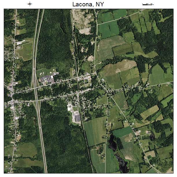 Lacona, NY air photo map