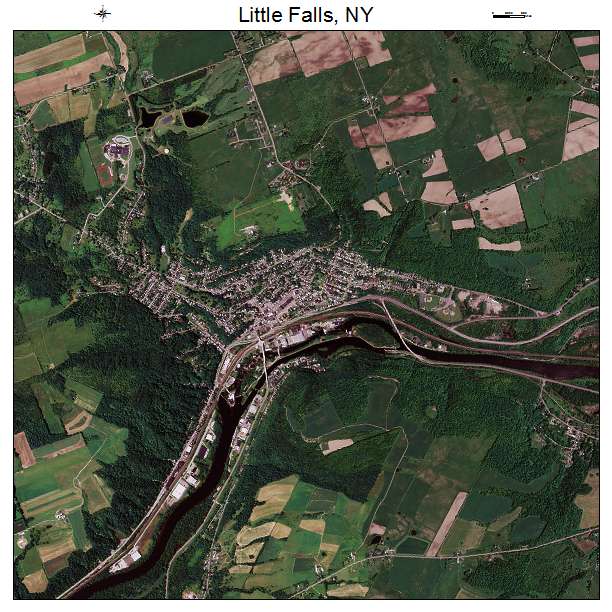 Little Falls, NY air photo map