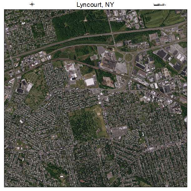 Lyncourt, NY air photo map