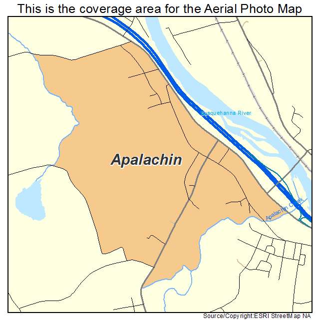 Apalachin, NY location map 